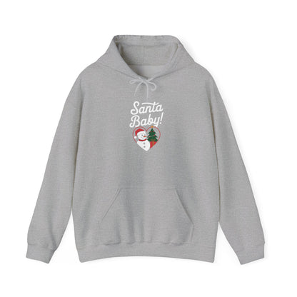 Men's and Women's Christmas Sweatshirt. Santa Baby. Unisex Christmas Sweatshirt.