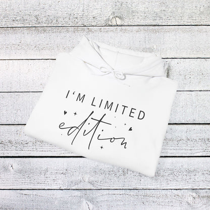 Unisex Heavy Blend™ Hooded Sweatshirt - I’m Limited Edition - Unique Confidence Quote