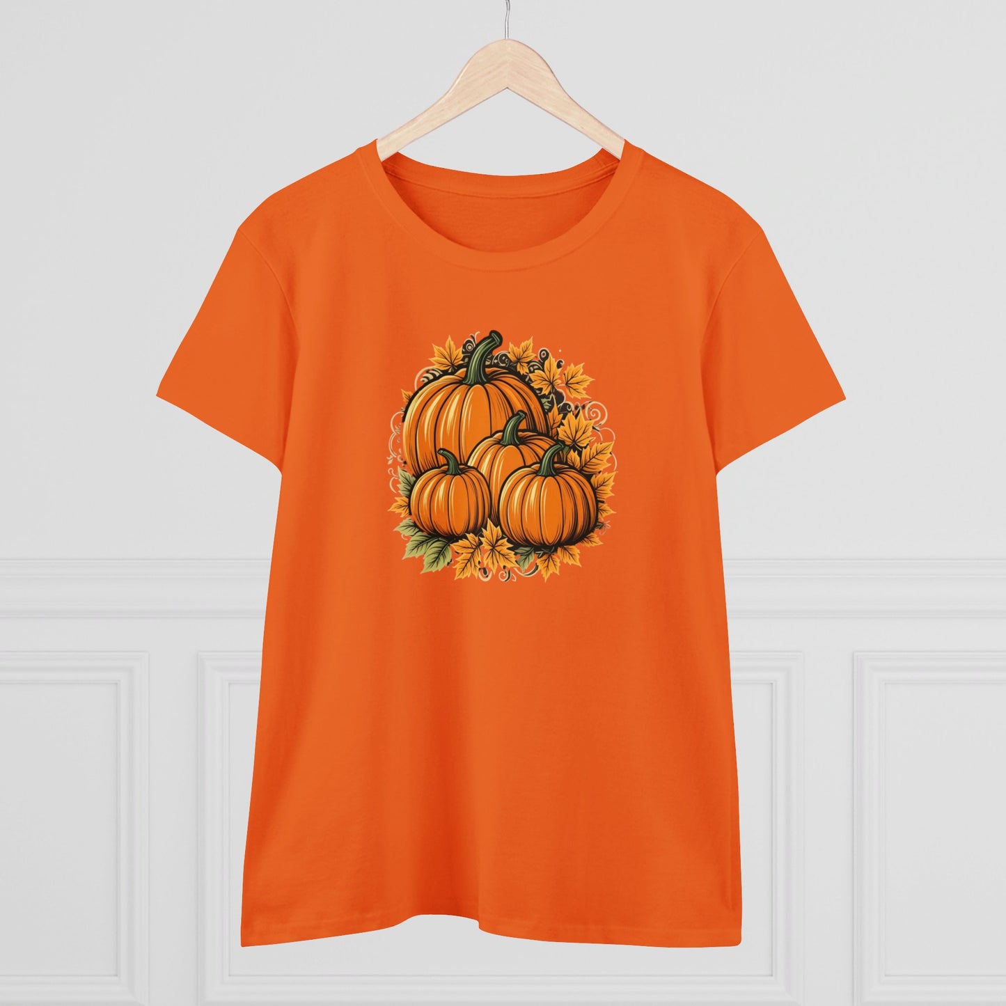 womens t-shirt - pumpkins