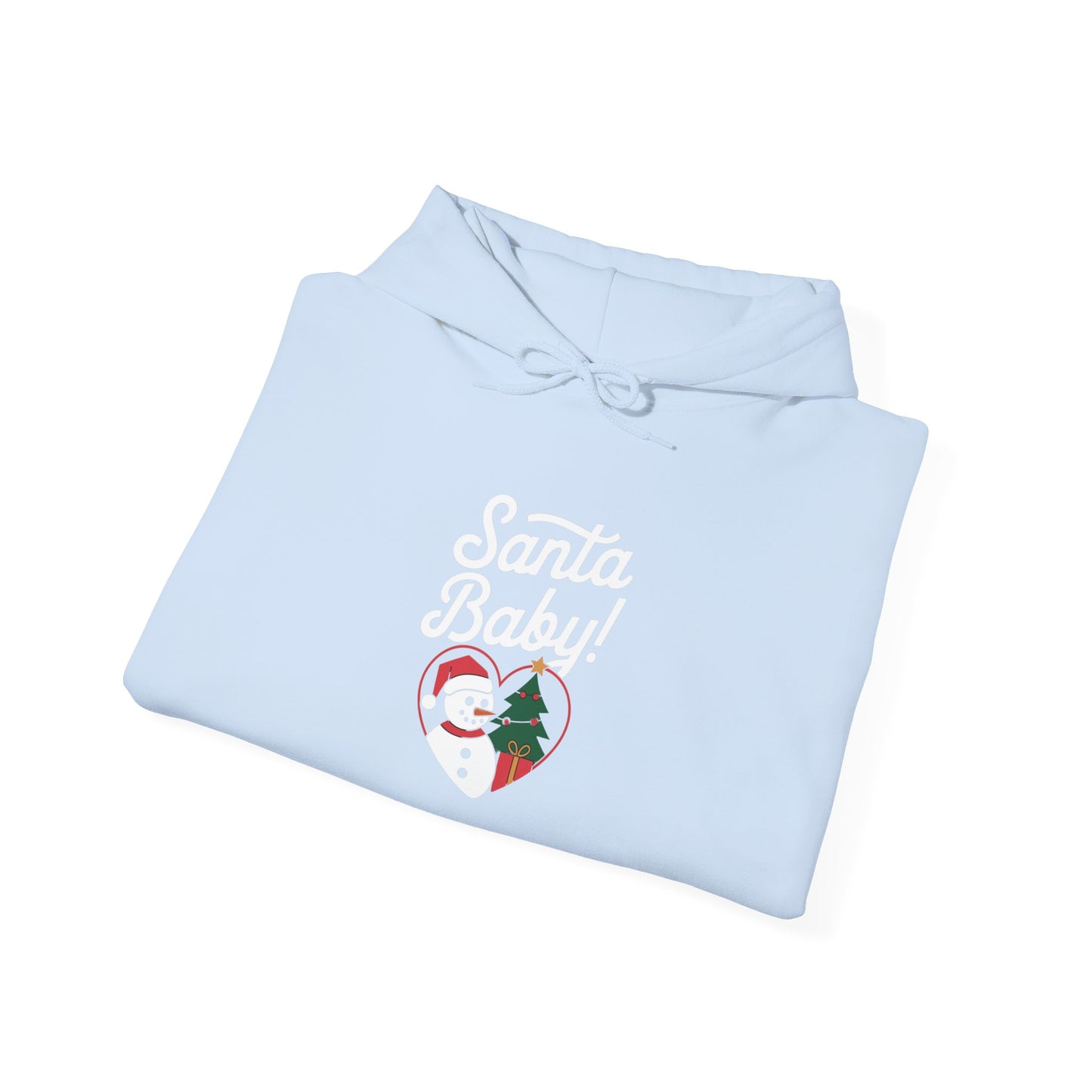 men's and women's christmas sweatshirt. santa baby. unisex christmas sweatshirt.