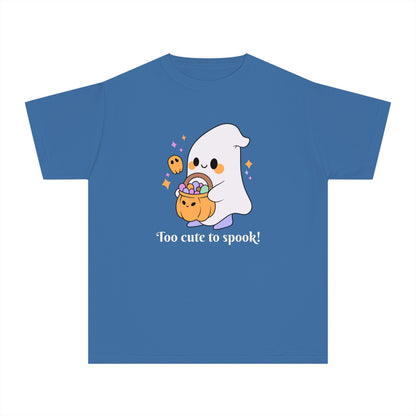 Youth T-Shirt, Kids T-shirts, Kids Tee, Halloween, Cute - Too cute to spook!