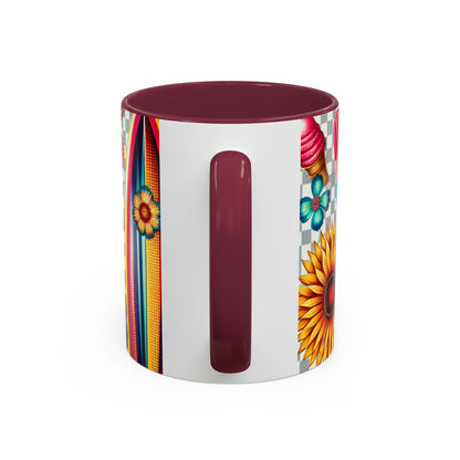 Colorful Summer Vibes Mug | Vibrant Design for Your Morning Coffee