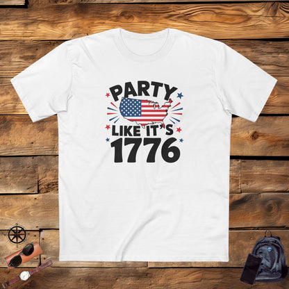 Men's T-Shirt, Men's Tee, Funny gift, Election, United States, Party like its 1776