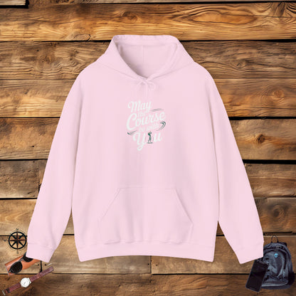 Men & Women Golf Sweatshirt: May the course be with you. Unisex Sweatshirt.