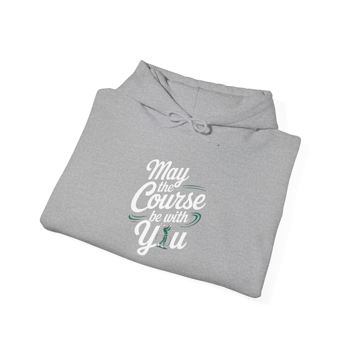 men & women golf sweatshirt: may the course be with you. unisex sweatshirt.