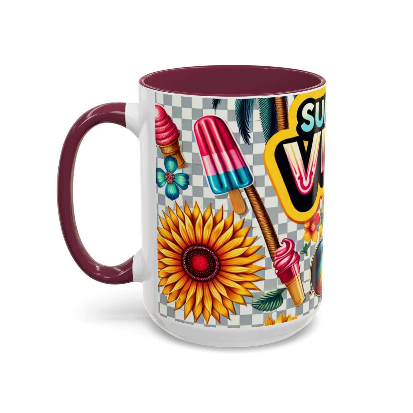 colorful summer vibes mug | vibrant design for your morning coffee