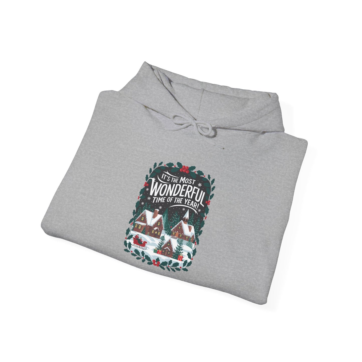 men's and women's christmas sweatshirt. most wonderful time of year. unisex christmas sweatshirt.