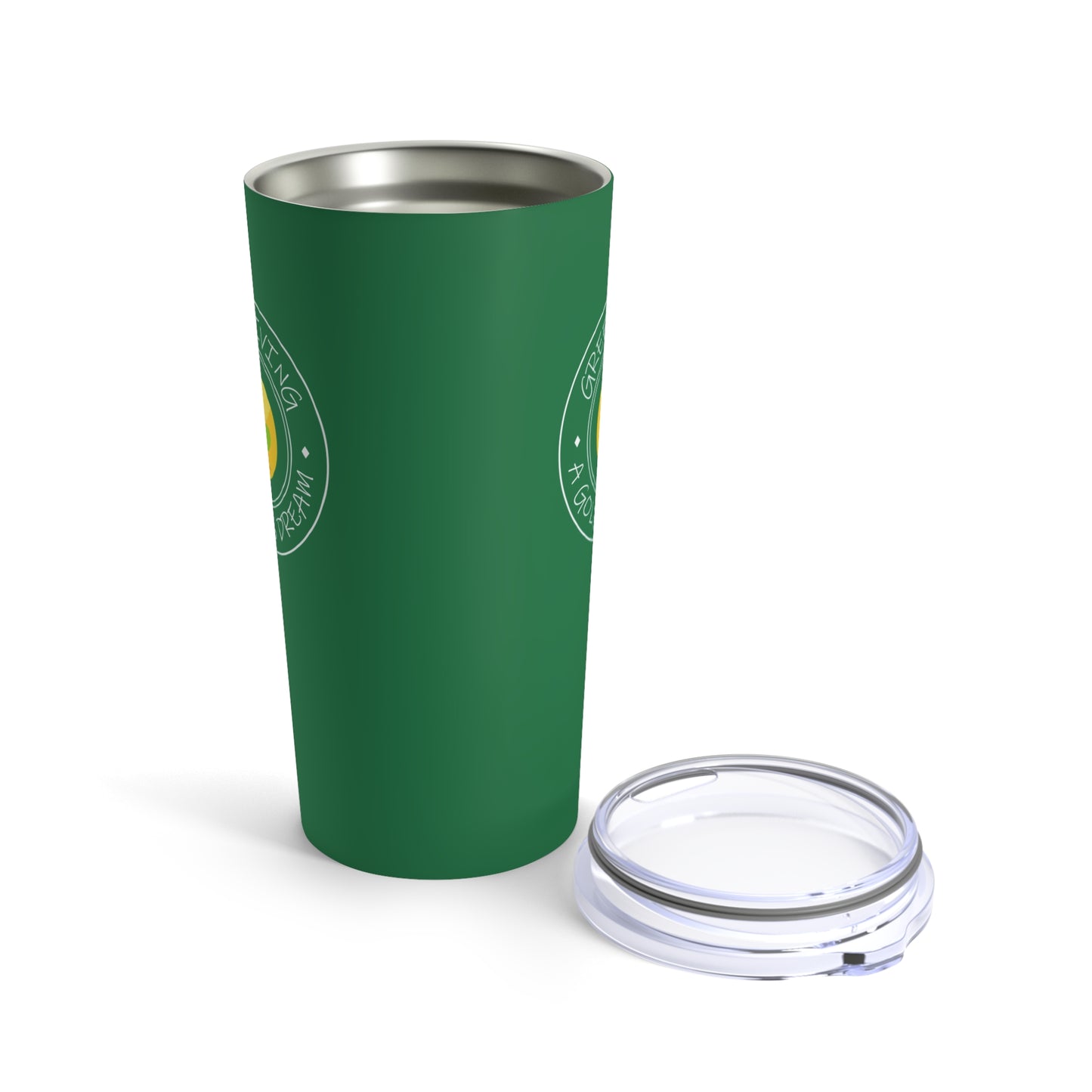 tumbler (20oz) - green living a golfers dream