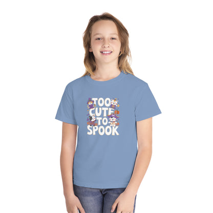 Youth T-Shirt, Youth Halloween T-Shirt, Too Cute to Spook!