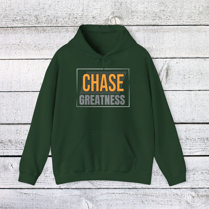 Unisex Heavy Blend™ Hooded Sweatshirt - Chase Greatness - Bold Motivation Quote