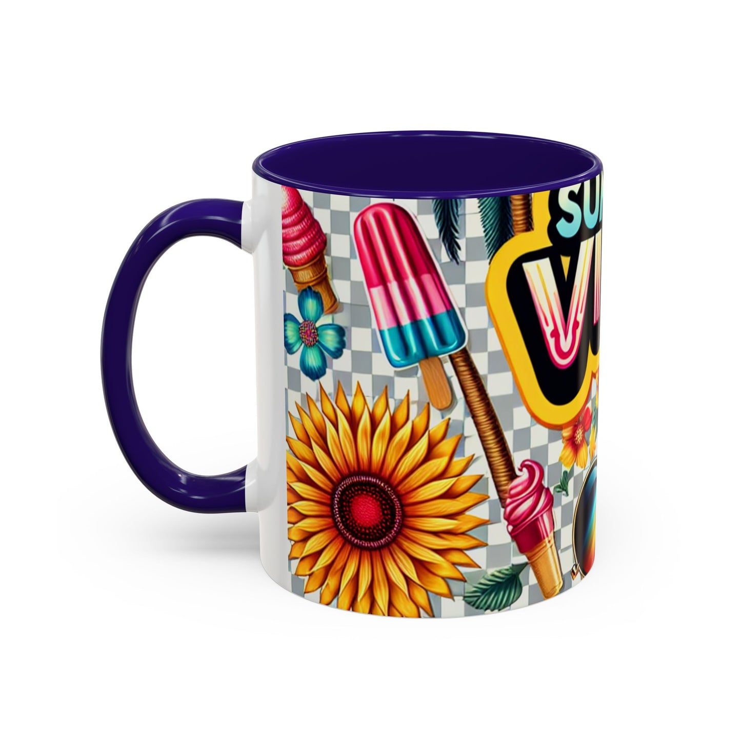 colorful summer vibes mug | vibrant design for your morning coffee