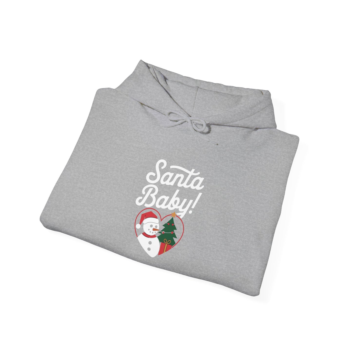 men's and women's christmas sweatshirt. santa baby. unisex christmas sweatshirt.