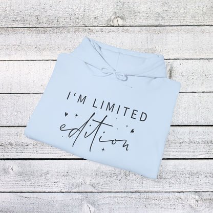 Unisex Heavy Blend™ Hooded Sweatshirt - I’m Limited Edition - Unique Confidence Quote