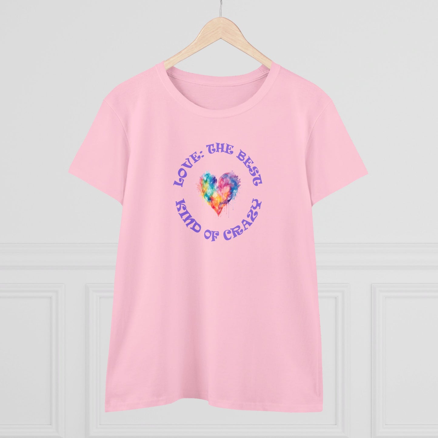 womens t-shirt - love crazy