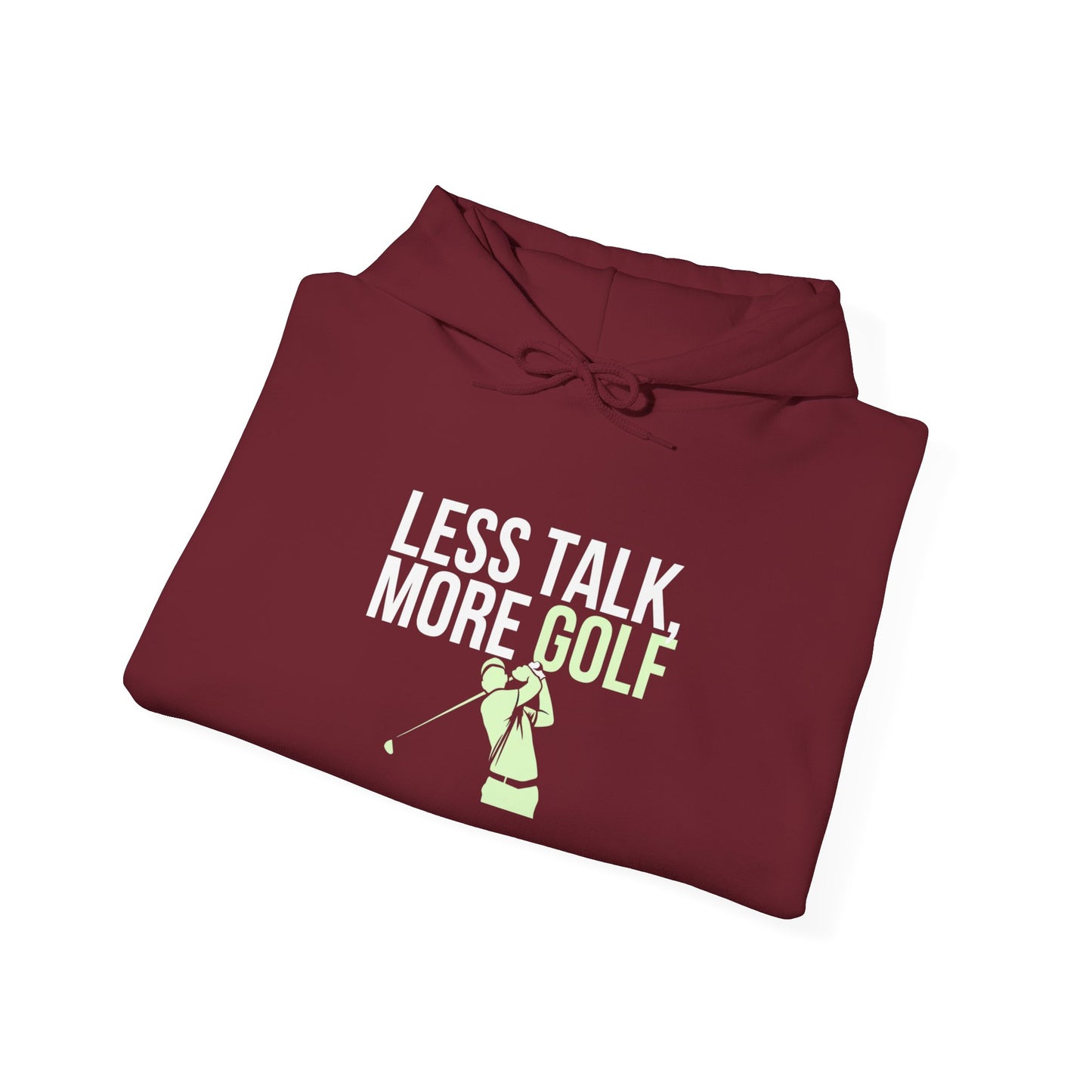 men & women golf sweatshirt: less talk more golf! unisex sweatshirt: