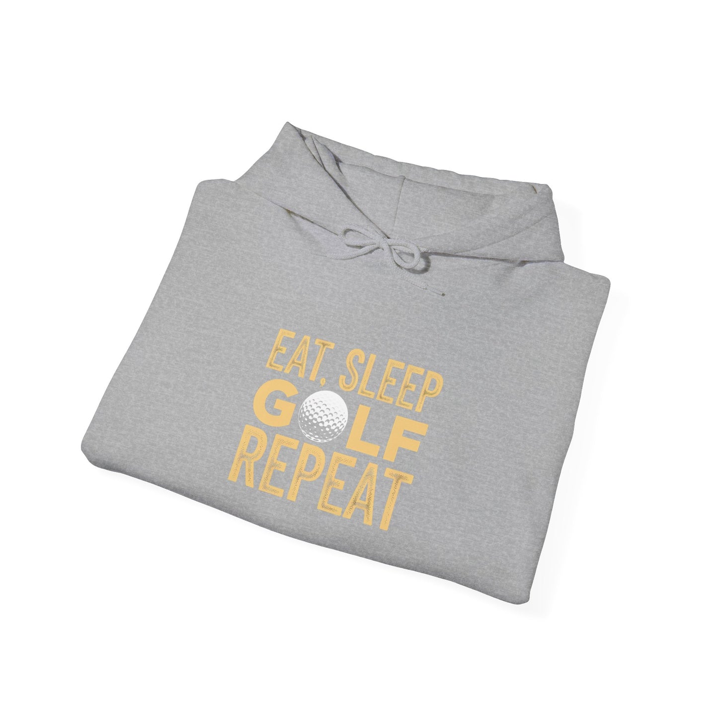 men & women golf sweatshirt: eat, sleep, golf, repeat. unisex golf sweatshirt: