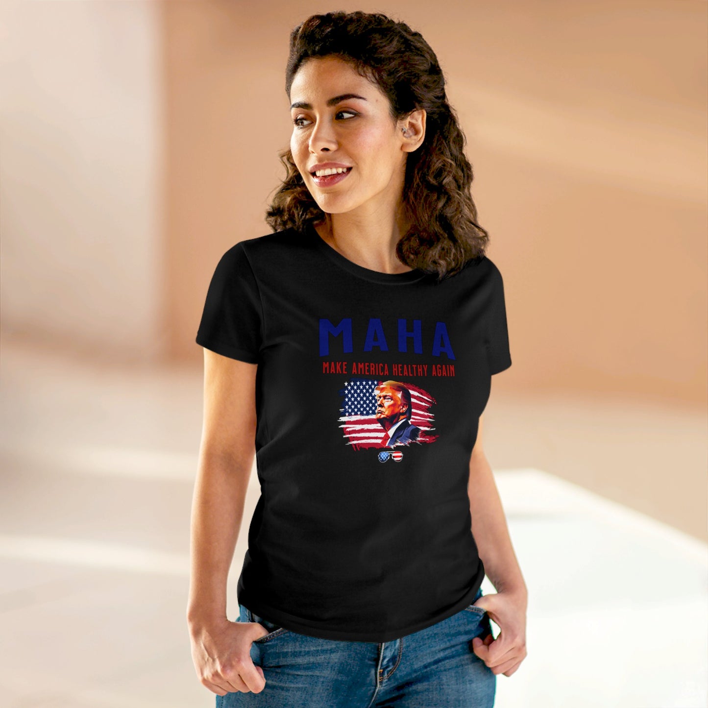 women's t-shirt - make america healthy again (maha)