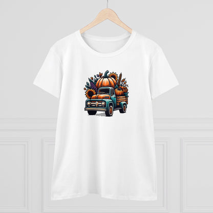 Womens T-Shirt - Pumpkin Truck!