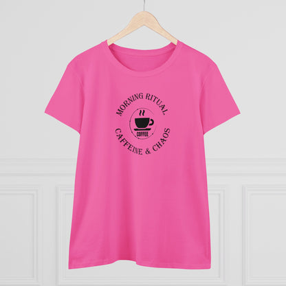 Womens T-Shirt - Caffeine and Chaos