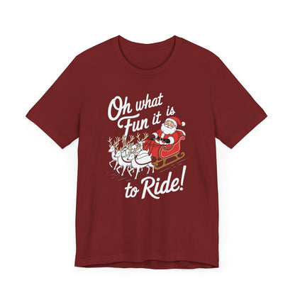 Men & Women Christmas T-Shirt. Christmas Fun! Unisex Christmas T-Shirt.