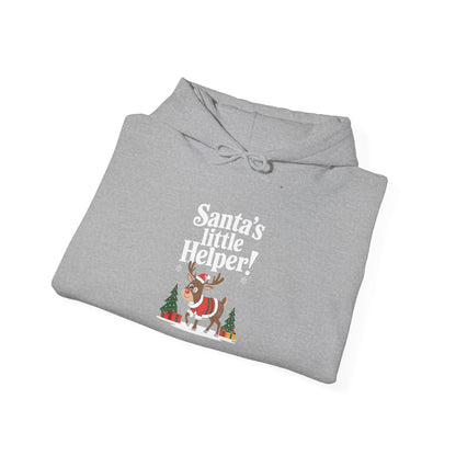 Men's and Women's Christmas Sweatshirt. Santa's Little Helper! Unisex Christmas Sweatshirt.