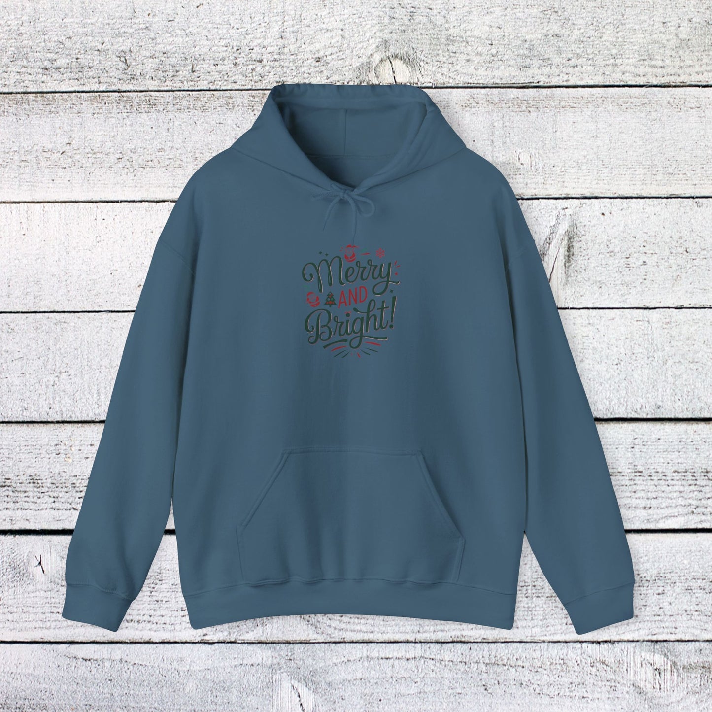 men's and women's christmas sweatshirt. merry & bright. unisex christmas sweatshirt.