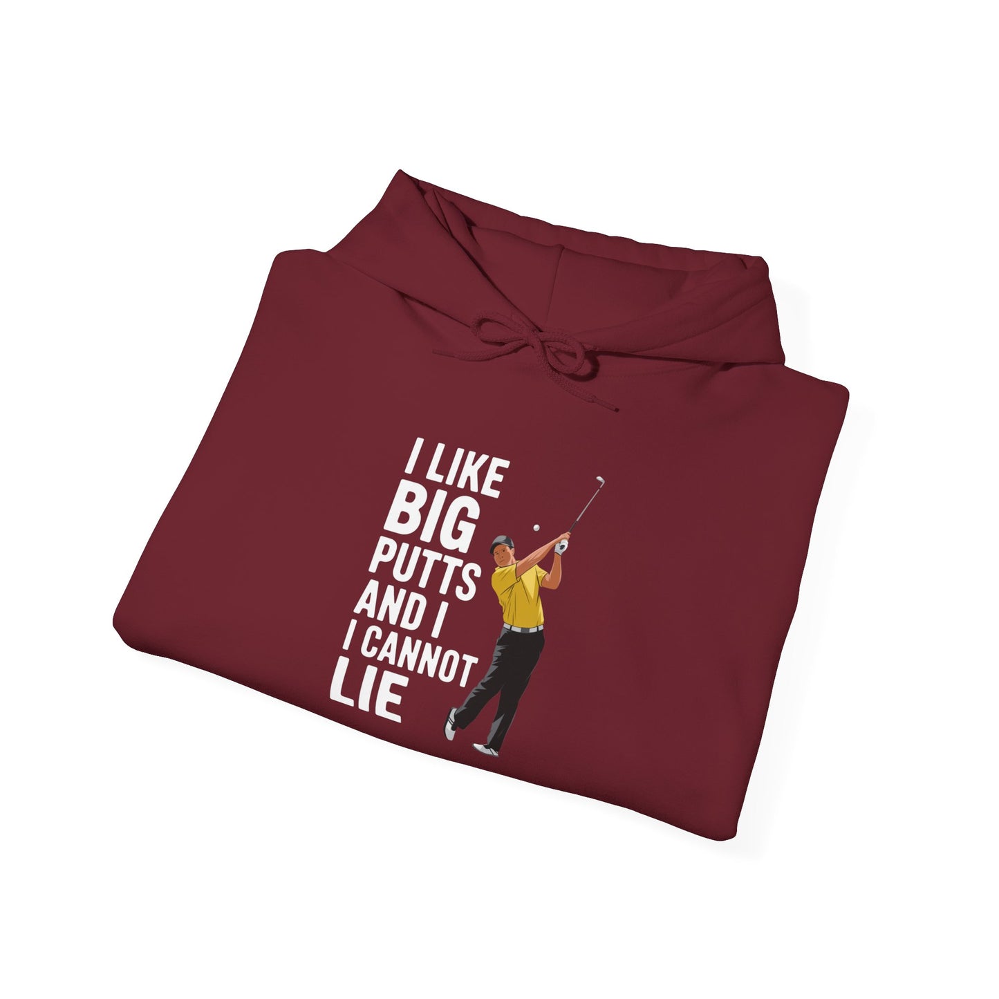 men & women golf sweatshirt: i like big putts and i cannot lie. unisex golf sweatshirt