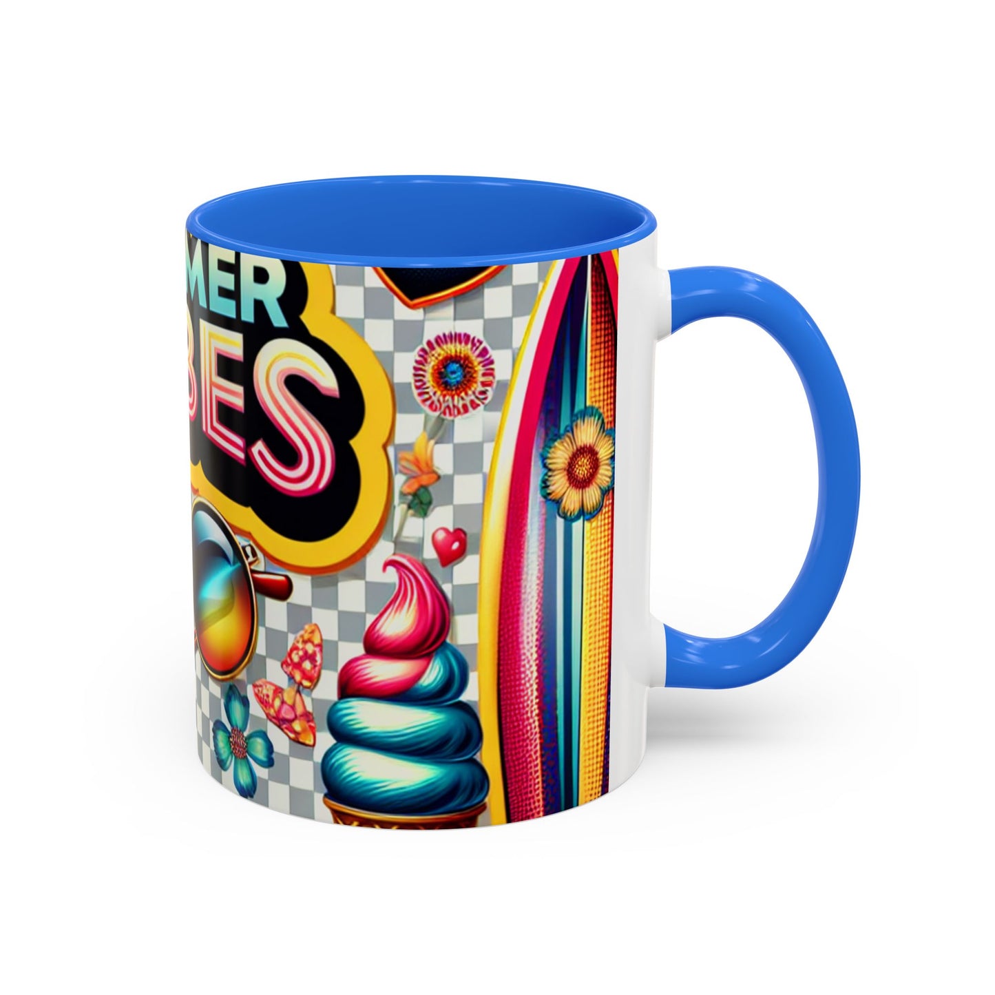 colorful summer vibes mug | vibrant design for your morning coffee