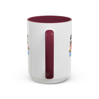 Colorful 'Ask Me Again, It's Homework' Mug - Perfect for Students. Teachers with Attitude.