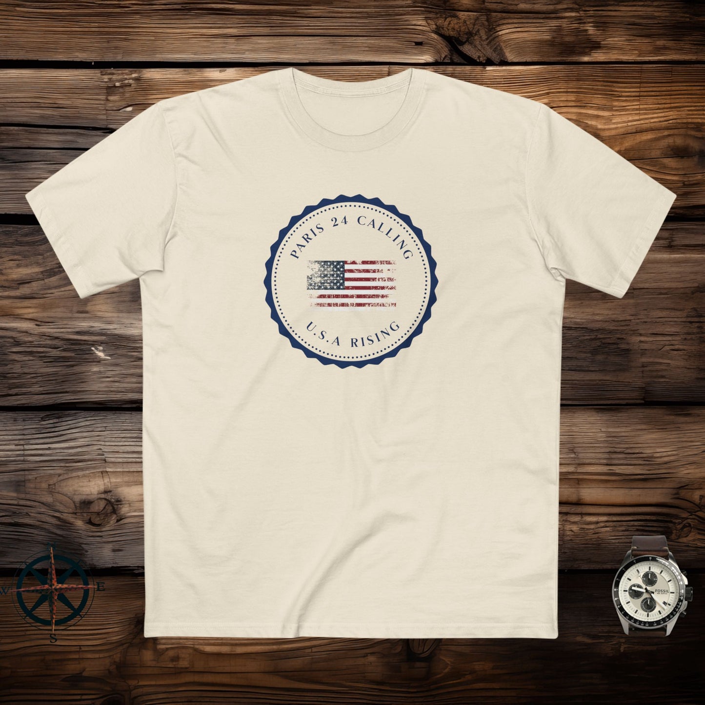 men's t-shirt - usa rising