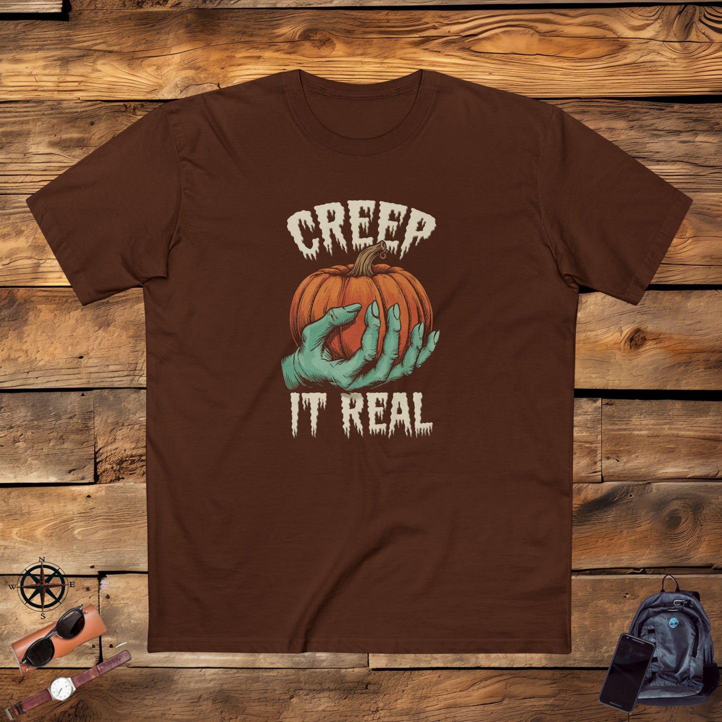 men's t-shirt, men's tee, men's halloween, men's funny gift - creep it real!