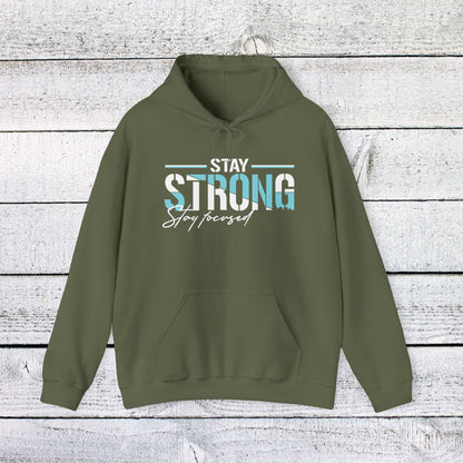 Unisex Heavy Blend™ Hooded Sweatshirt - Stay Strong - Simple Motivation Design