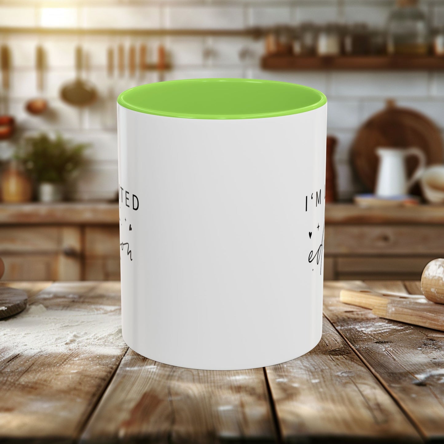 colorful mugs (11oz, 15oz) - i’m limited edition - unique confidence quote