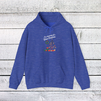 Men's and Women's Christmas Sweatshirt. Wine Christmas! Unisex Christmas Sweatshirt.