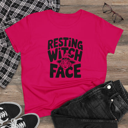 Women's T-Shirt, Women's Tee, Women's Halloween, Witch!