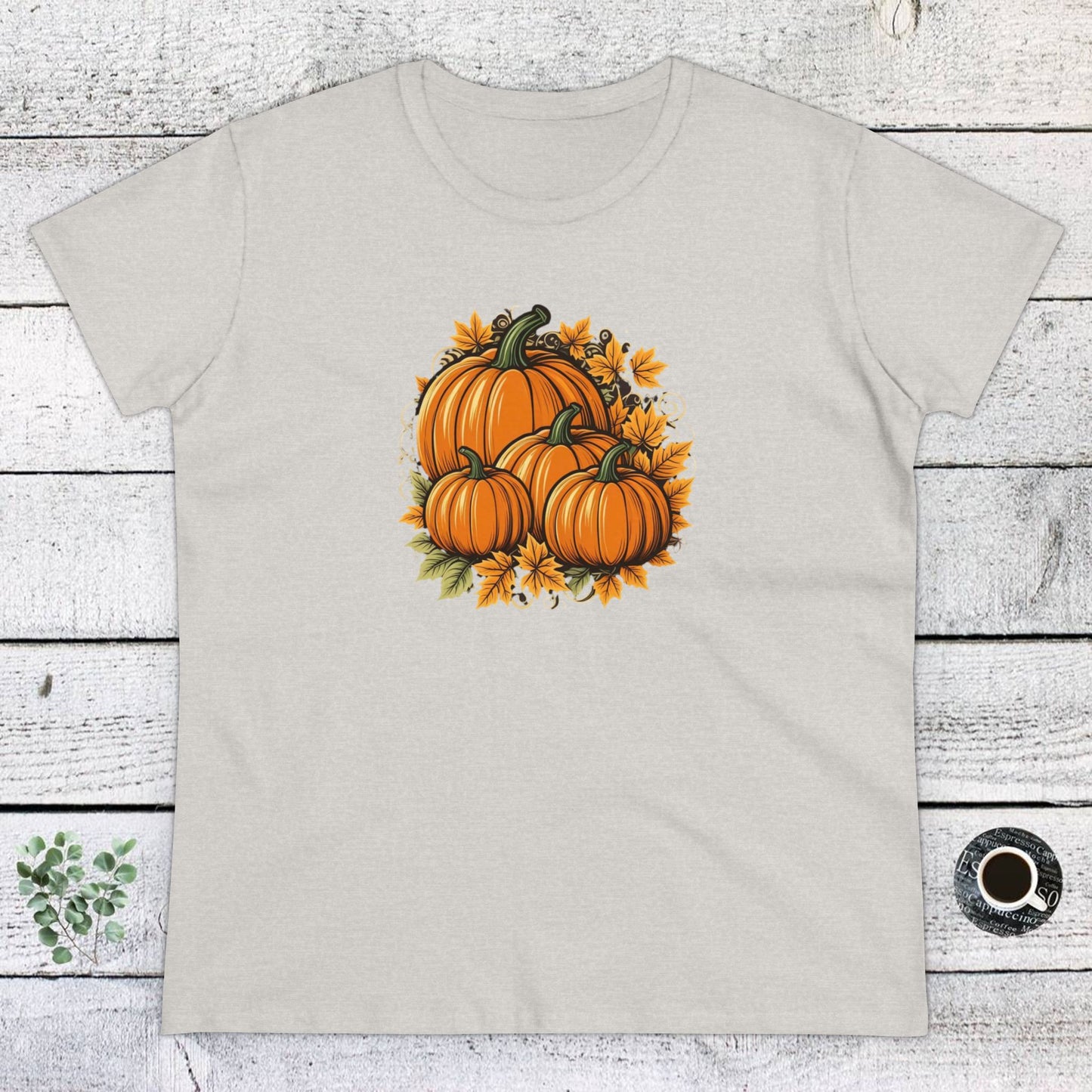 womens t-shirt - pumpkins