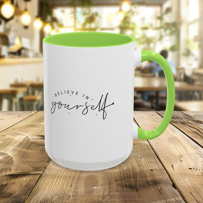 Colorful Inspirational Mug - Believe in Yourself