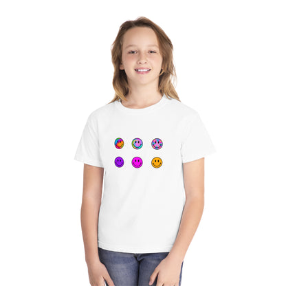 Youth T-Shirt - Smiley Faces