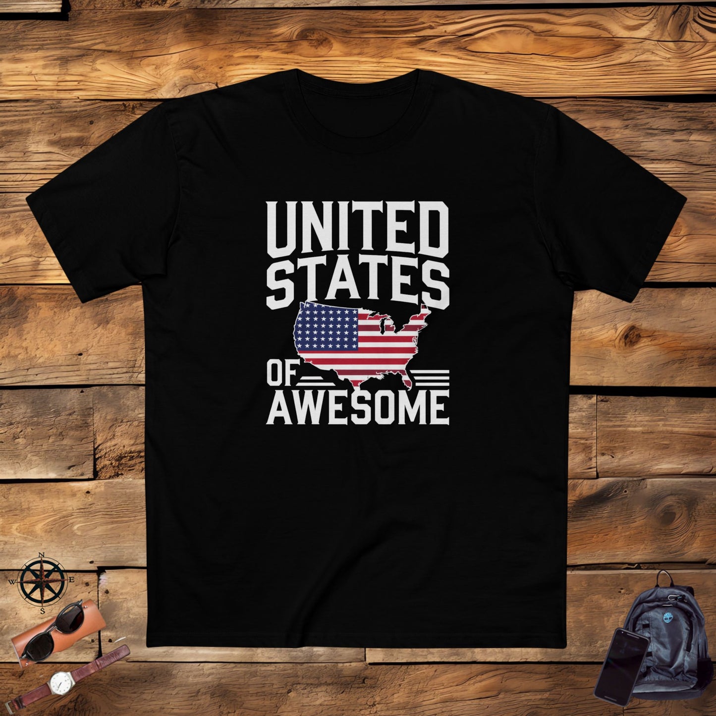 men's t-shirt, men's tee, funny gift, election, united states of awesome