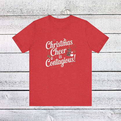 Men & Women Christmas T-Shirt. Christmas Cheer. Unisex Christmas T-Shirt.