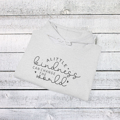 Unisex Heavy Blend™ Hooded Sweatshirt - A Little Kindness Can Change the World - Positive Quote
