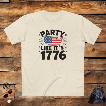 Men's T-Shirt, Men's Tee, Funny gift, Election, United States, Party like its 1776