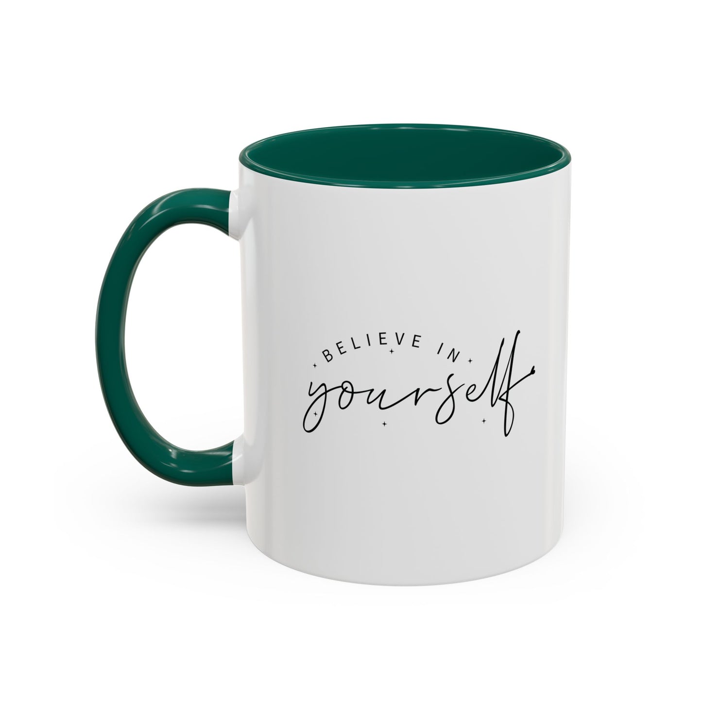 colorful inspirational mug - believe in yourself