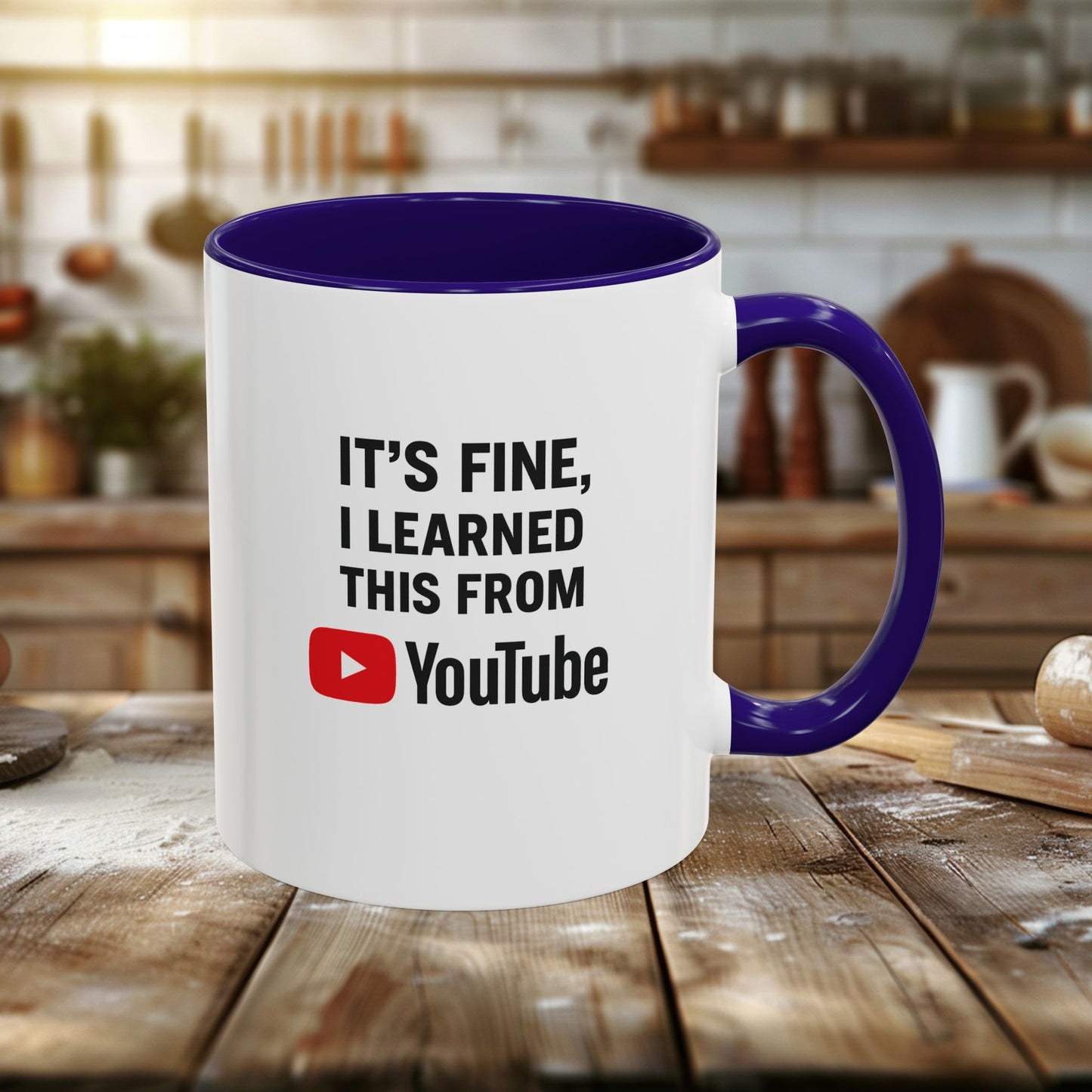 unique colorful mug - perfect for youtube lovers