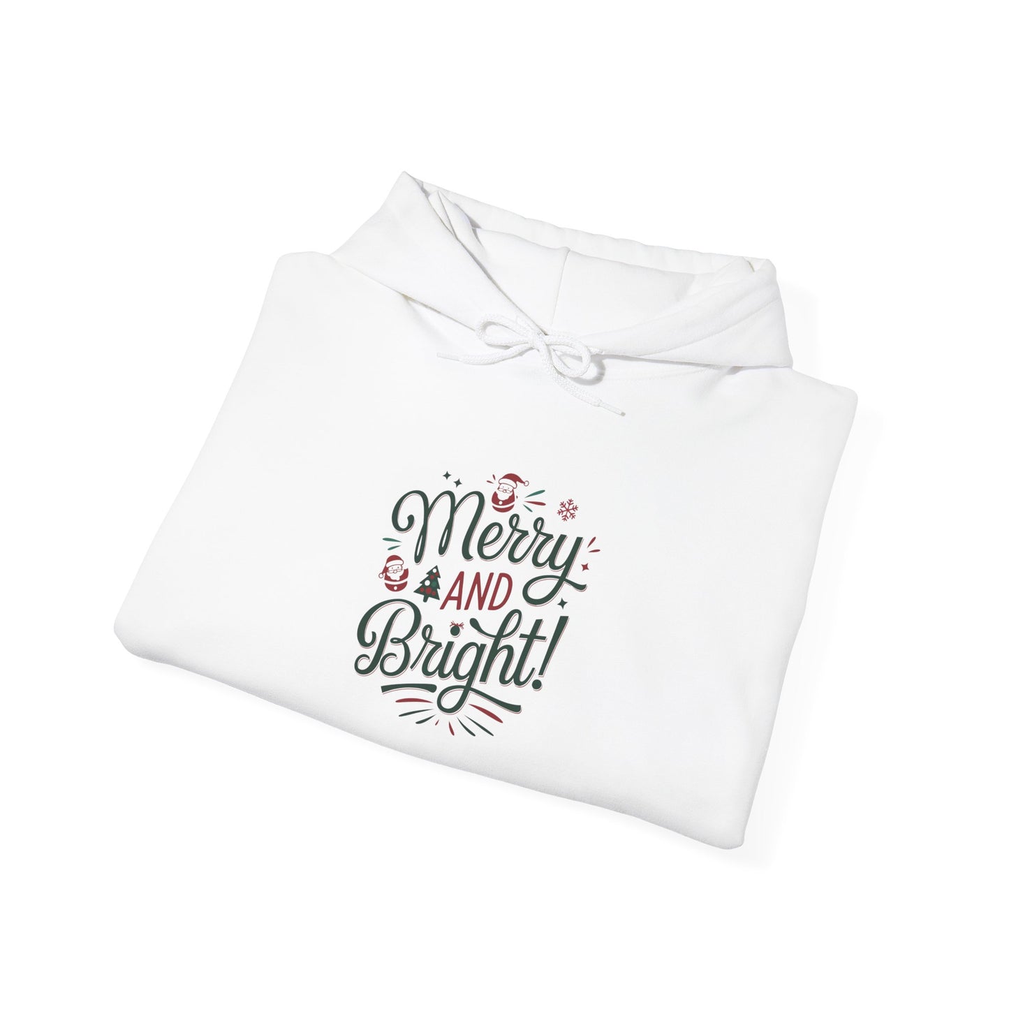 men's and women's christmas sweatshirt. merry & bright. unisex christmas sweatshirt.