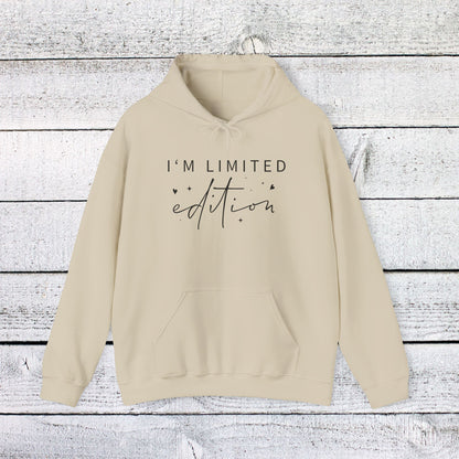Unisex Heavy Blend™ Hooded Sweatshirt - I’m Limited Edition - Unique Confidence Quote