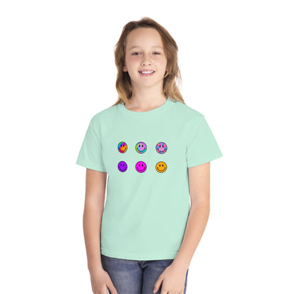 Youth T-Shirt - Smiley Faces