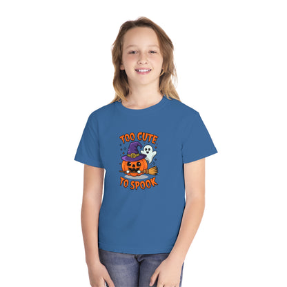 Youth T-Shirt, Youth Halloween T-Shirt, Too Cute to Spook!