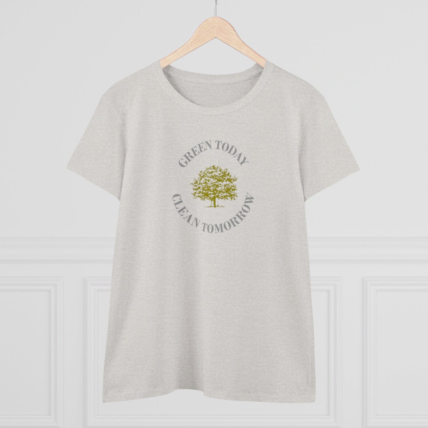 womens t-shirt - green today