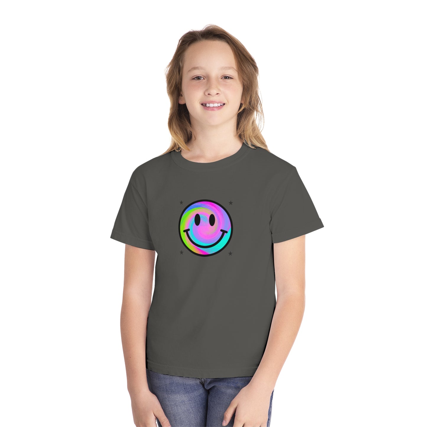 youth t-shirt - smiley face